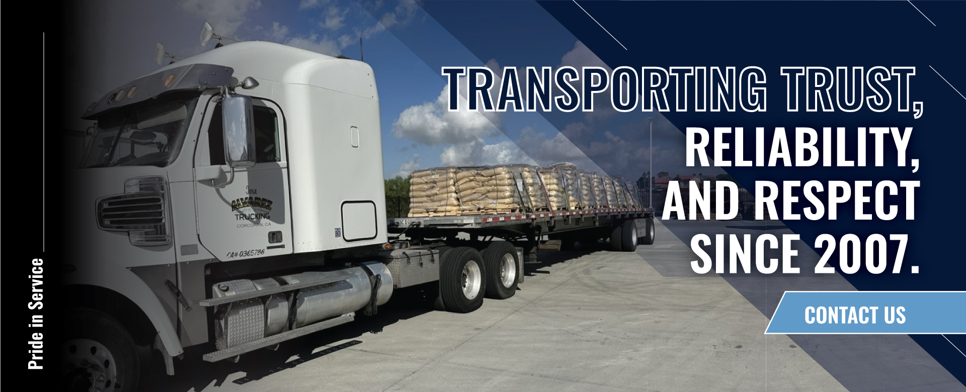 Flatbed Trucking Services - Transporting Trust, Reliability, and Respect Since 2007